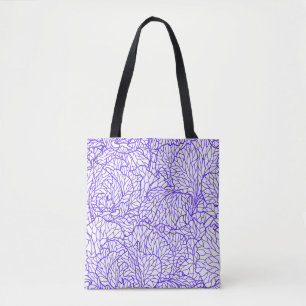 Purple's Lines Patton  Tote Bag