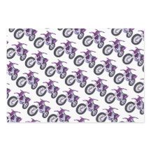 Purples, Pink, Blue Dirt Bike Motorcycle