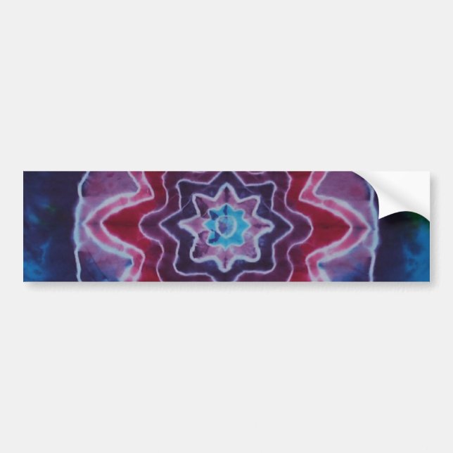 Purples Stars Tie Dye Sticker (Front)