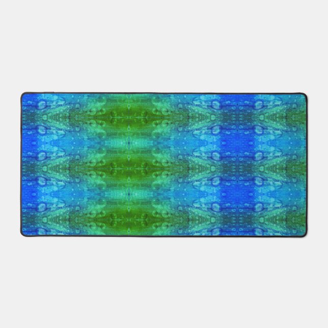 Purples X GL Ikat 8  Desk Mat (Front)