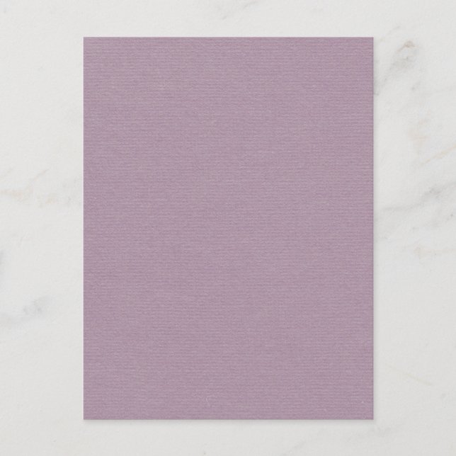 PurpleSolidPaper LIGHT MAUVE PURPLE SOLID COLOR BA Postcard (Front)