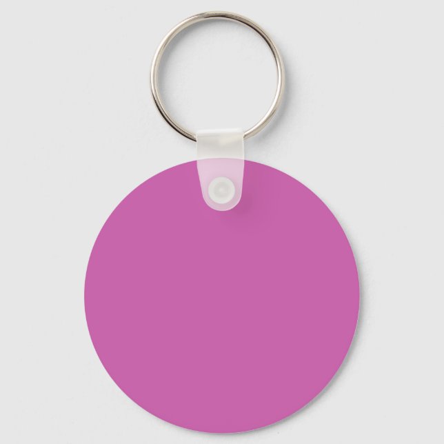 Purplish pink(solid colour) keychain (Front)