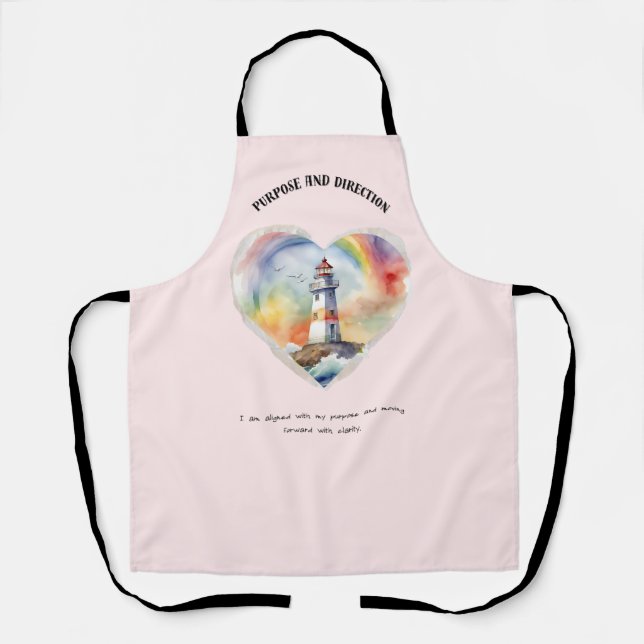 Purpose and Direction Positive Affirmation Apron (Front)