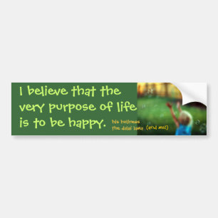 purpose bumper sticker