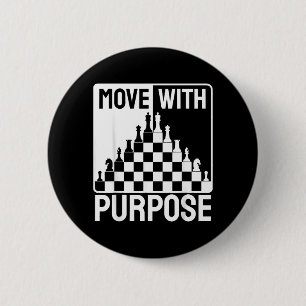 Purpose Chess Player Strategy Gift 2 Inch Round Button