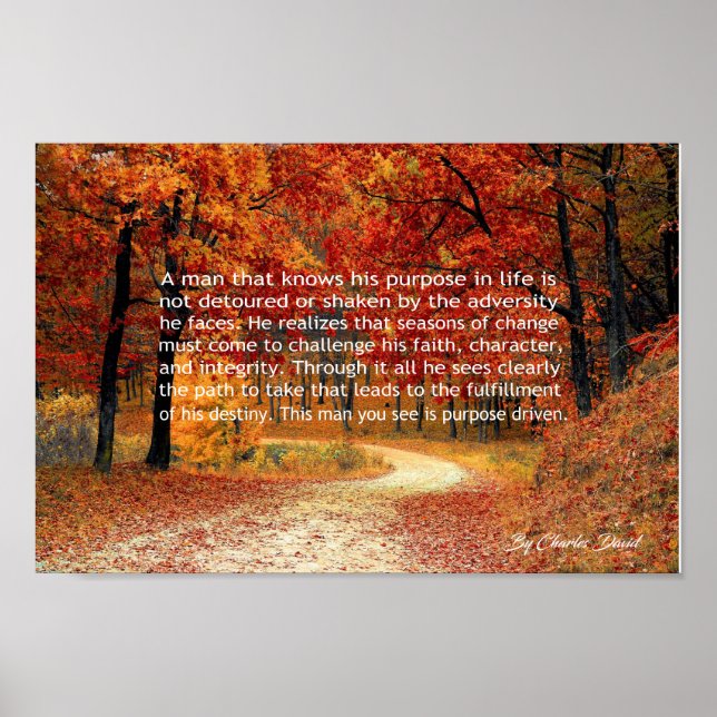 Purpose Driven Poster (Front)