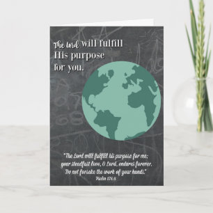 Purpose-Religious Graduation Card