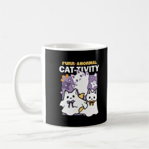 Purr-anormal Cat-tivity - Halloween Cat Design Coffee Mug