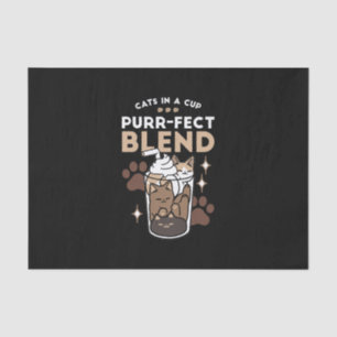 Purr-fect Blend: Coffee Design for Cat & Coffee Tissue Paper