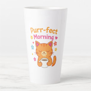 Purr-fect Morning Cat Coffee Mug – Cute Cat Lover 