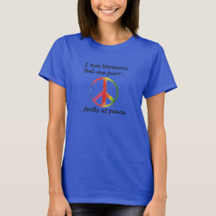 Purr-fectly at Peace- BDB Cat Theme T-Shirt