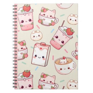 Purr-fectly Brewed: Kawaii Cat Coffee Notebook