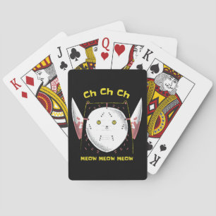 Purr-fectly Horrifying Kitty Playing Cards
