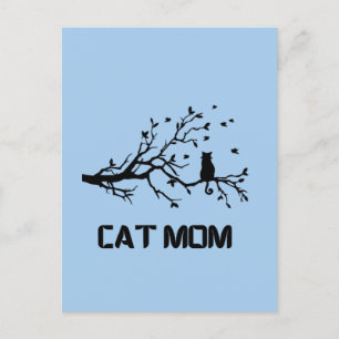  "Purr-fectly Proud Cat Mom" Postcard