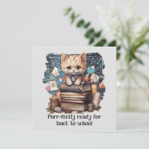 Purr-fectly Ready For Back To School