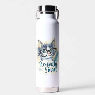 🐱 Purr fo Smart📚 Water Bottle