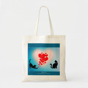 Purr Love - Cat Valentine Gift Bag - Be Mind