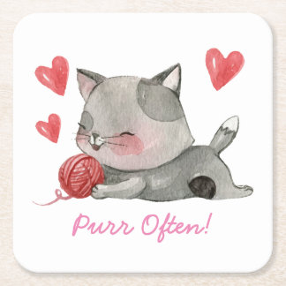 purr often coasters
