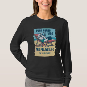 Purr Purra Vida The Feline Life Tanzania T-Shirt
