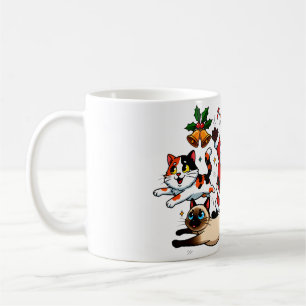Purr-suit of Fun: Santa’s Pet Parade Coffee Mug