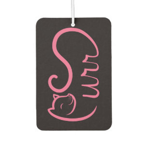 Purr Typography PINK Air Freshener