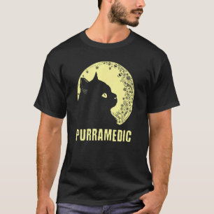 Purramedic Cat Paramedic Kitten EMT Cat Mom T-Shirt