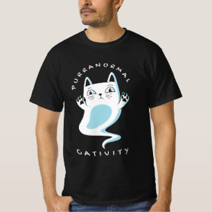 PURRANORMAL CATIVITY HALLOWEEN CAT LOVER SPOOKY T-Shirt