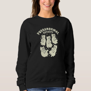 Purranormal Cativity Paranormal Cat Halloween Sweatshirt