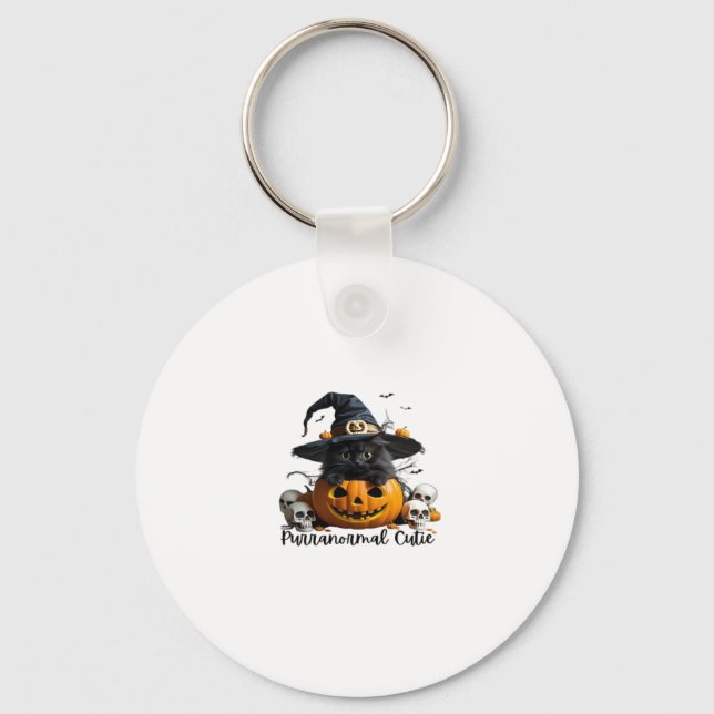 Purranormal Cutie Classic T-Shirt Keychain (Front)