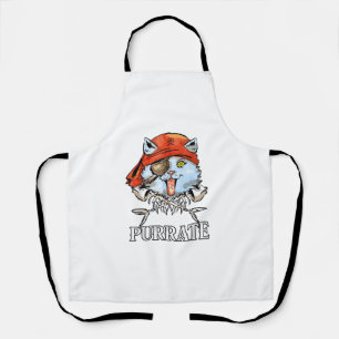 Purrate - Cute Pirate Cat Funny Apron