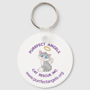 Purrfect Angels Cat Rescue Keychain