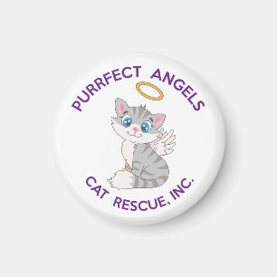 Purrfect Angels Cat Rescue Magnet