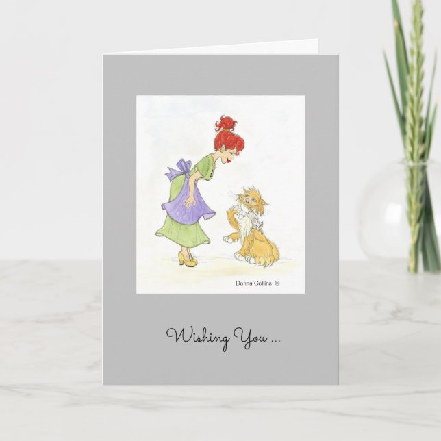 Purrfect Birthday Card (Front)