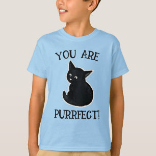 Purrfect Black kitten T-Shirt