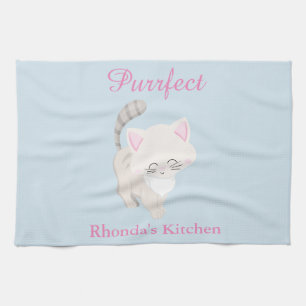 Purrfect Cat Kitchen Towel