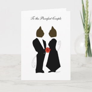 Purrfect Couple Anniversary Card