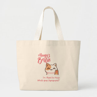 Purrfect for all cat lovers! large tote bag