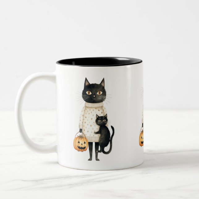 Purrfect Halloween MUG (Left)