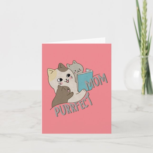 Purrfect Mom Card (Front)