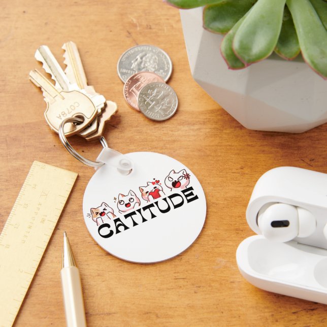 Purrfect Moments – Cat Lover’s Keychain 😻 (Desk)