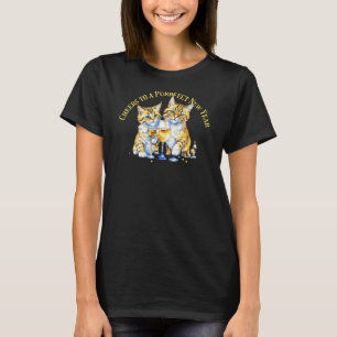 Purrfect New Year Cats T-Shirt