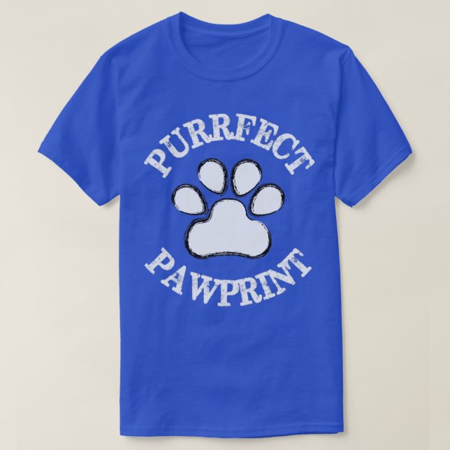Purrfect pawprint T-Shirt (Design Front)