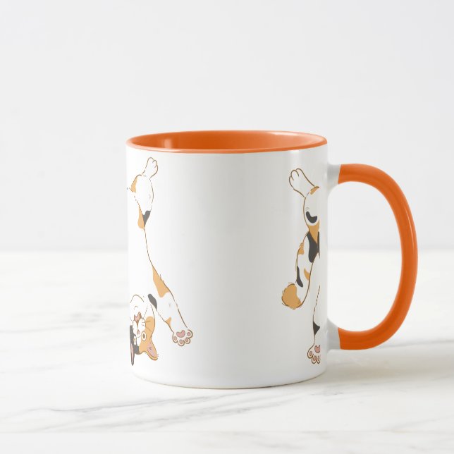 Purrfect Sip: Brown Cat Mug for Cat Lovers (Right)