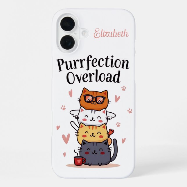 Purrfect Squad iPhone Case (Back)