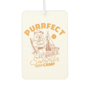Purrfect Summer Camp – Vintage Cat Air Freshener