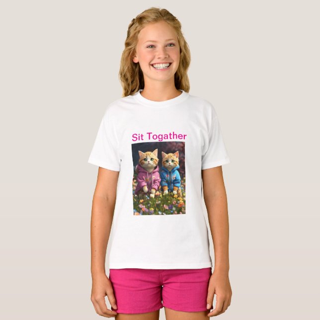 "Purrfect Together" T-Shirt (Front Full)