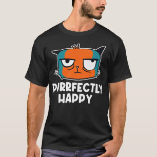 Purrfectly Happy Cat Lover Friends Kitten Buddy159 T-Shirt