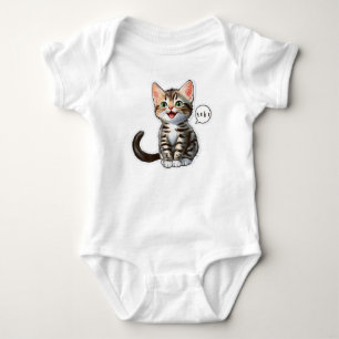 Purrfectly Playful Baby Jersey Bodysuit