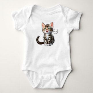 Purrfectly Playful Baby Jersey Bodysuit