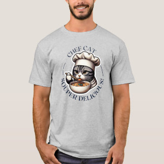 Purrfectly Prepared: Cat Chef T-Shirt T-Shirt